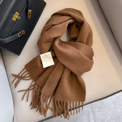 Light Luxury 100% Wool Winter Scarf (35 Colors)