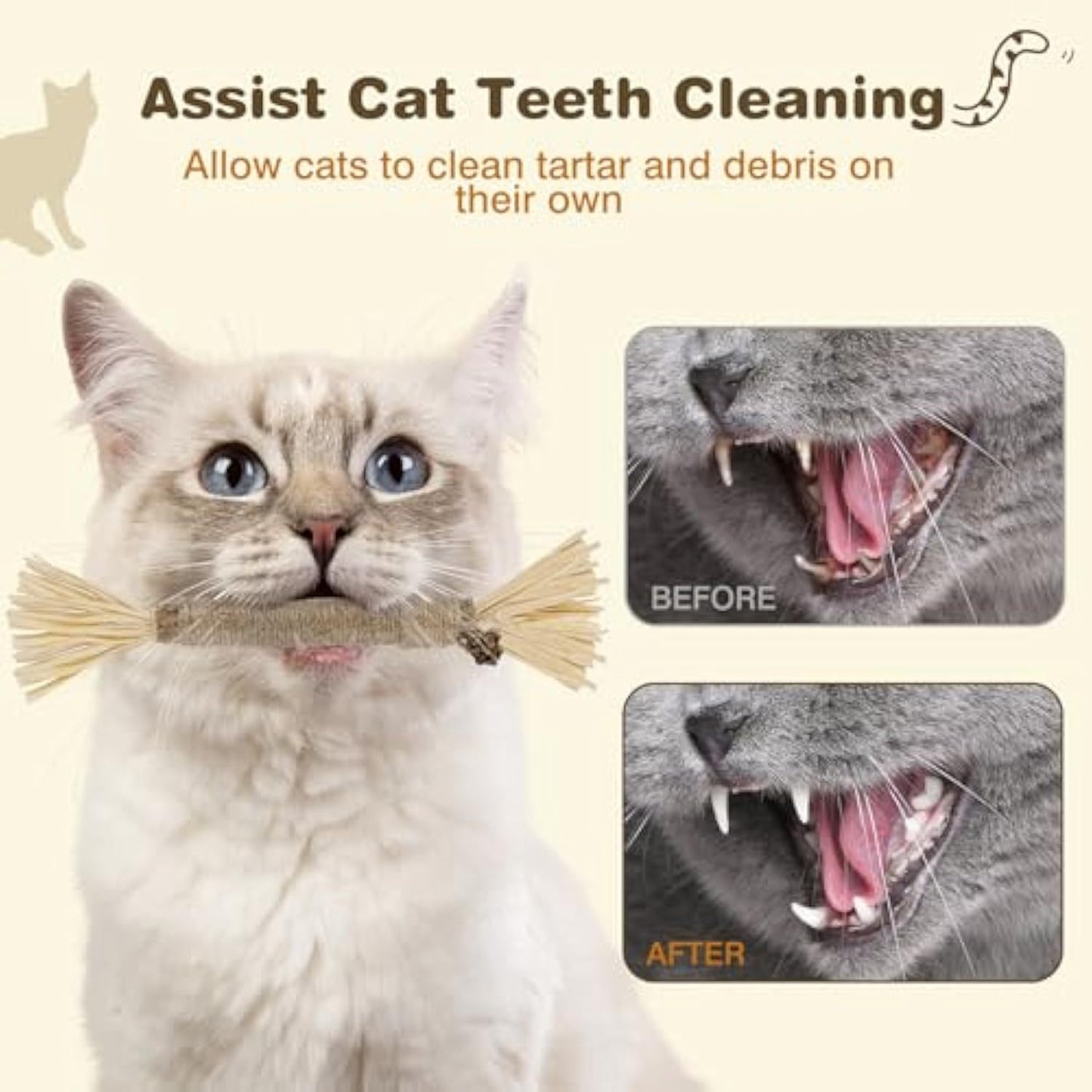 Silvervine Sticks For Cats Chew Toy For Dental Care