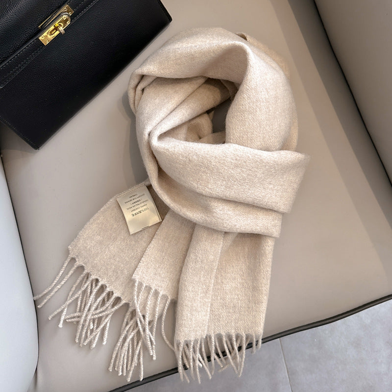 Light Luxury 100% Wool Winter Scarf (35 Colors)