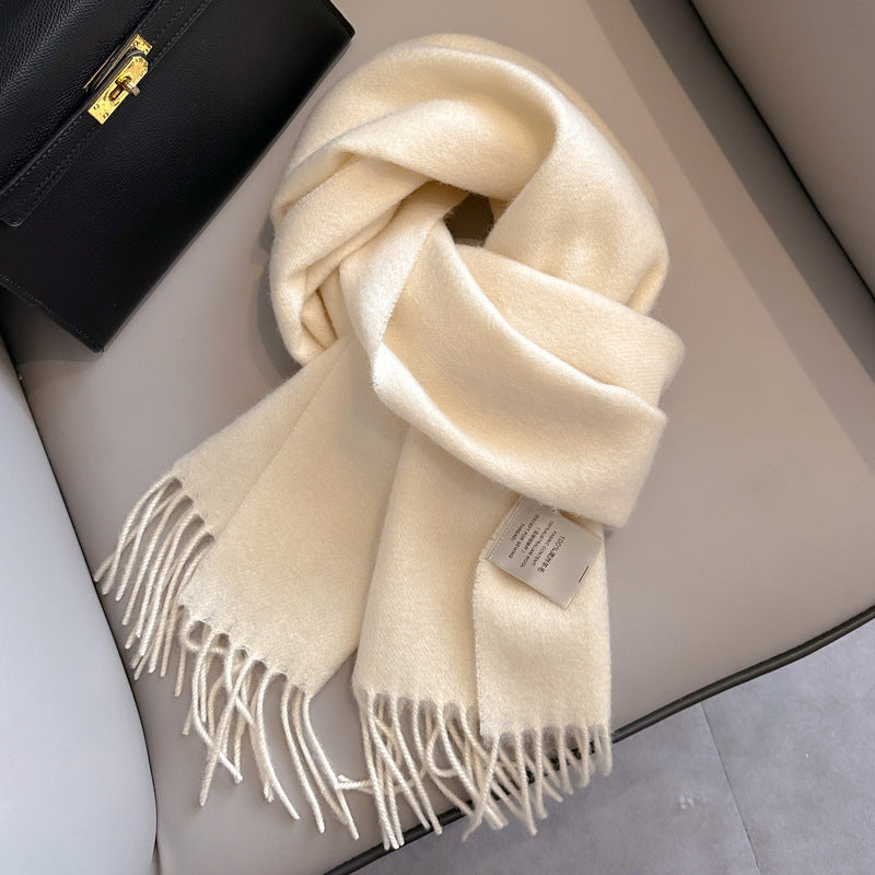 Light Luxury 100% Wool Winter Scarf (35 Colors)