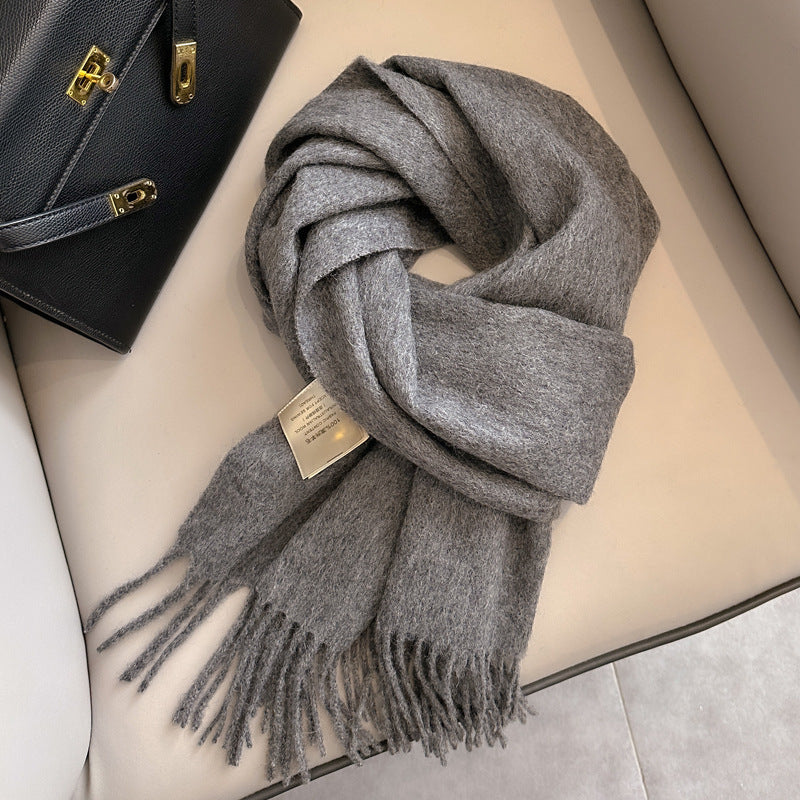 Light Luxury 100% Wool Winter Scarf (35 Colors)