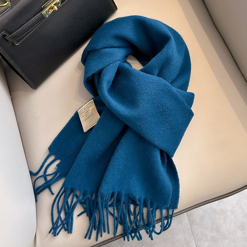 Light Luxury 100% Wool Winter Scarf (35 Colors)