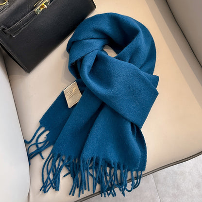 Light Luxury 100% Wool Winter Scarf (35 Colors)