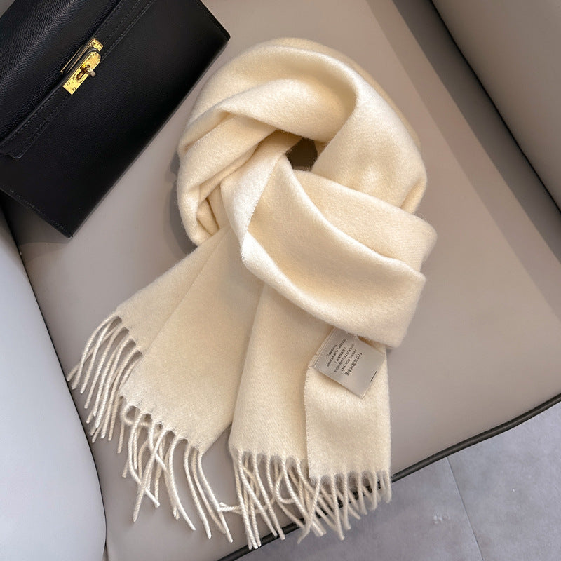 Light Luxury 100% Wool Winter Scarf (35 Colors)
