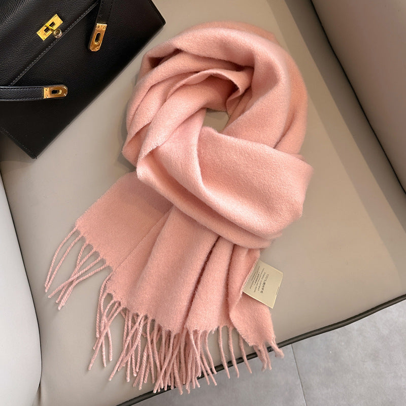 Light Luxury 100% Wool Winter Scarf (35 Colors)