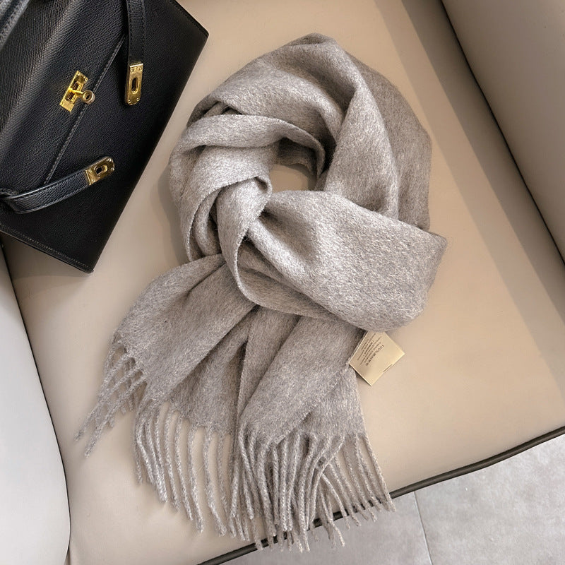 Light Luxury 100% Wool Winter Scarf (35 Colors)