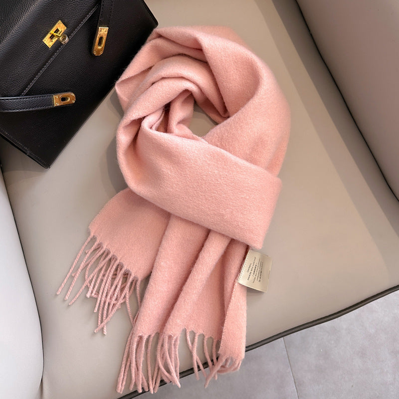Light Luxury 100% Wool Winter Scarf (35 Colors)