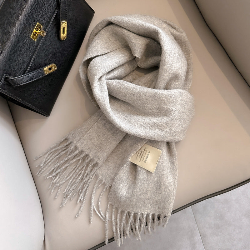 Light Luxury 100% Wool Winter Scarf (35 Colors)