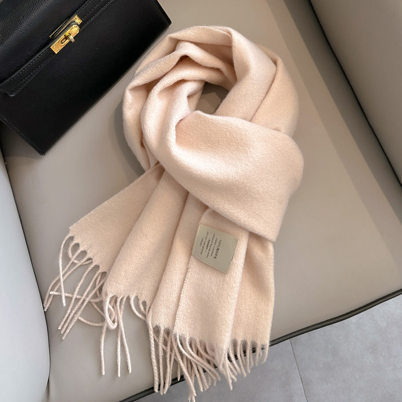 Light Luxury 100% Wool Winter Scarf (35 Colors)