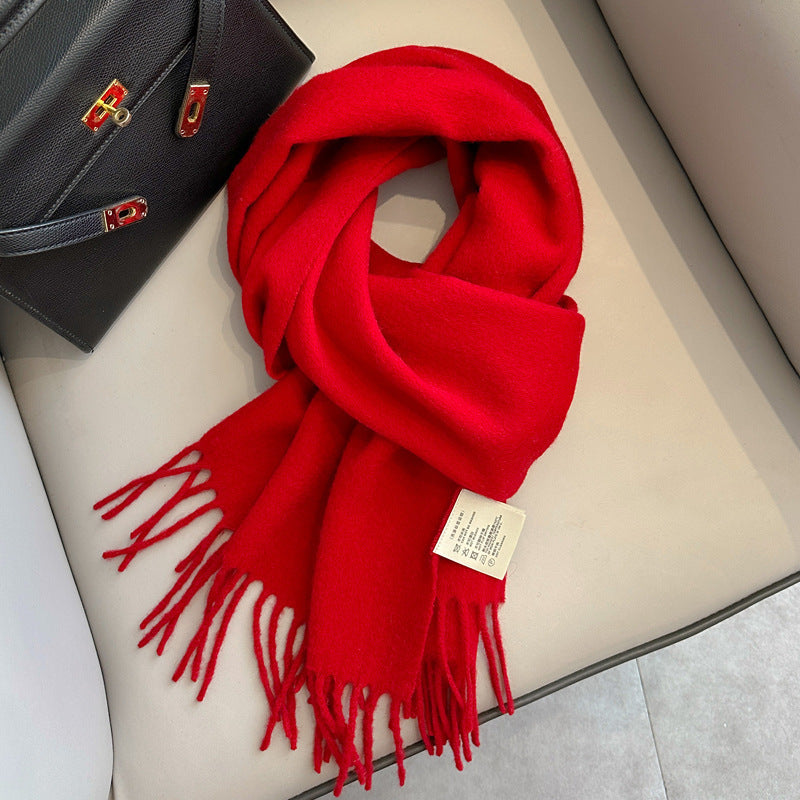 Light Luxury 100% Wool Winter Scarf (35 Colors)
