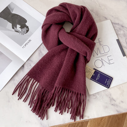 Light Luxury 100% Wool Winter Scarf (35 Colors)