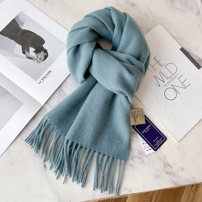 Light Luxury 100% Wool Winter Scarf (35 Colors)