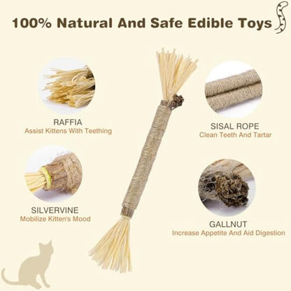 Silvervine Sticks For Cats Chew Toy For Dental Care