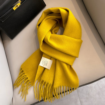 Light Luxury 100% Wool Winter Scarf (35 Colors)