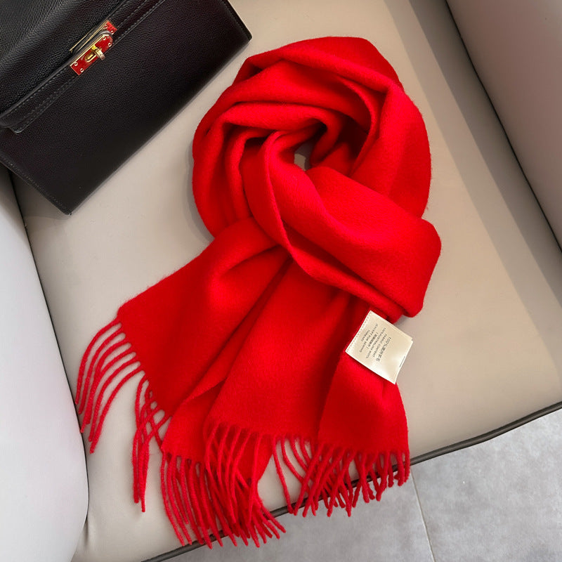 Light Luxury 100% Wool Winter Scarf (35 Colors)