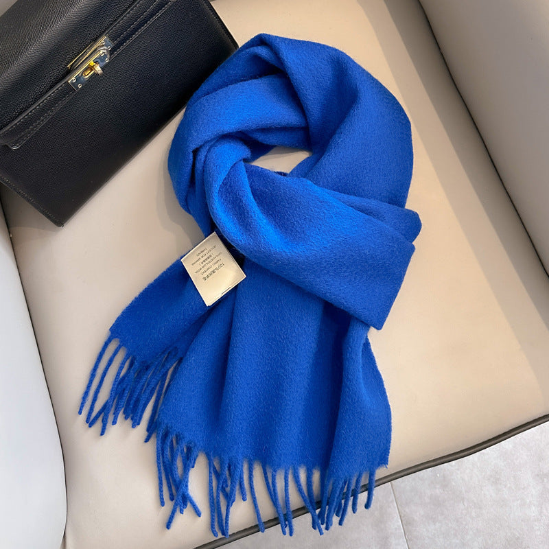 Light Luxury 100% Wool Winter Scarf (35 Colors)