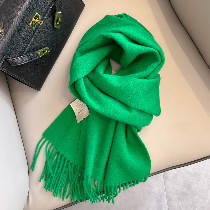 Light Luxury 100% Wool Winter Scarf (35 Colors)