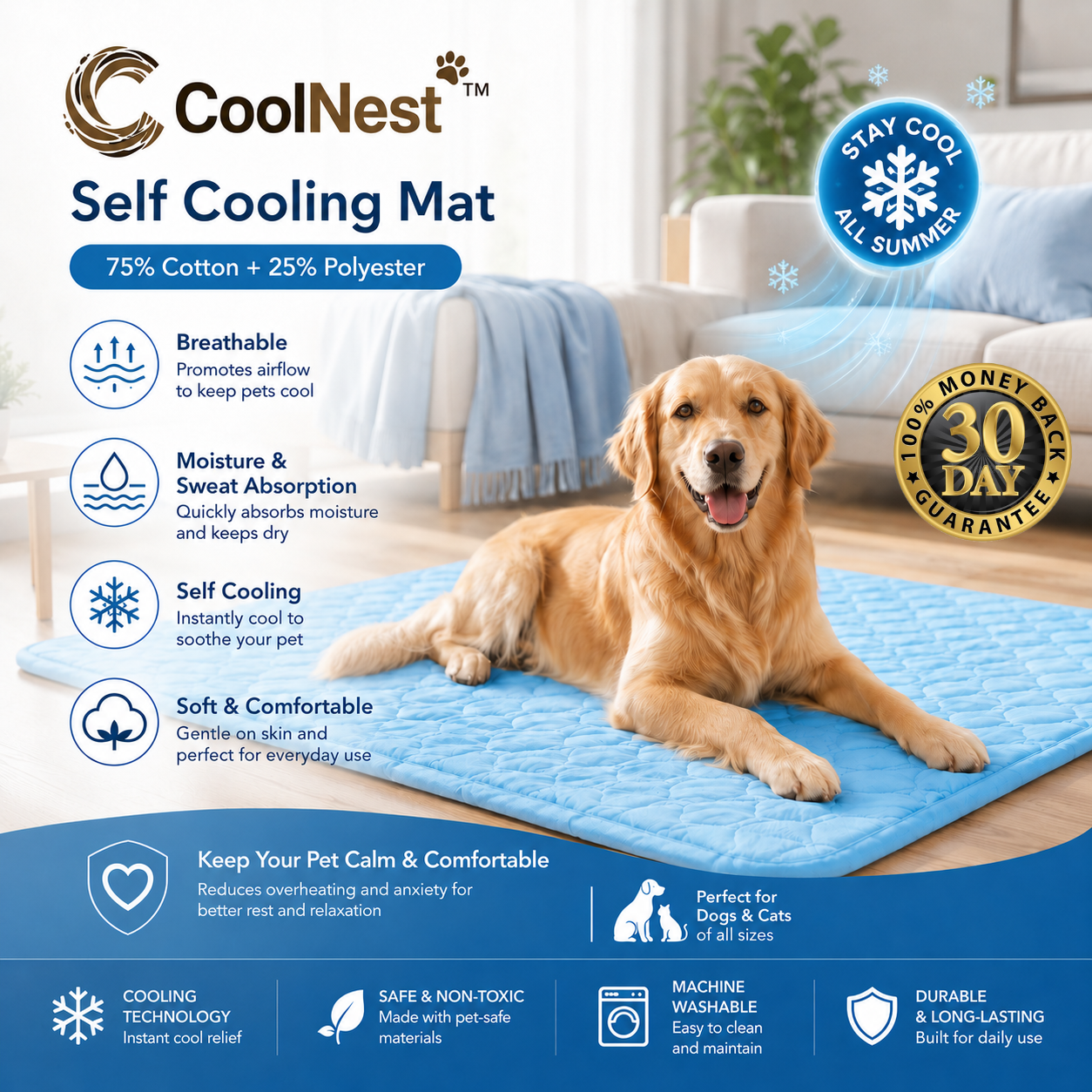 CoolNest™ - Self Cooling Mat